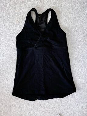 lululemon athletica Black Mesh Performance Tank